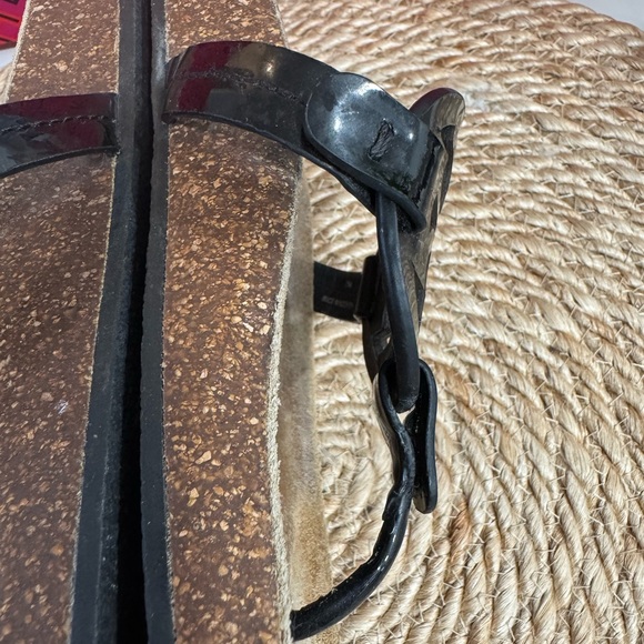 Black Logo Sandals - Picture 3 of 9